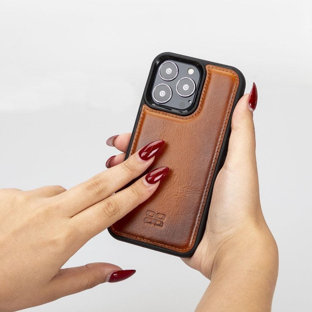 Flexible Leather Back Cover for iPhone 13 Series