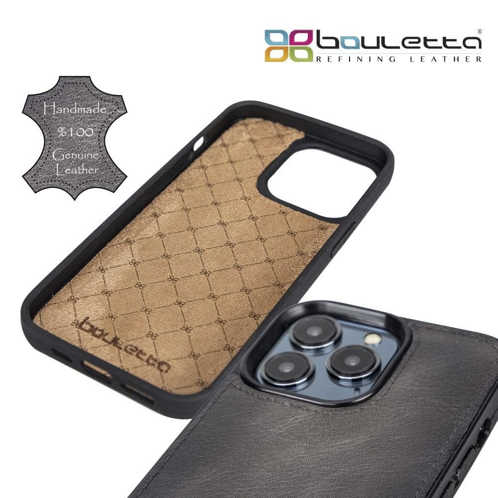 Flexible Leather Back Cover for iPhone 13 Series