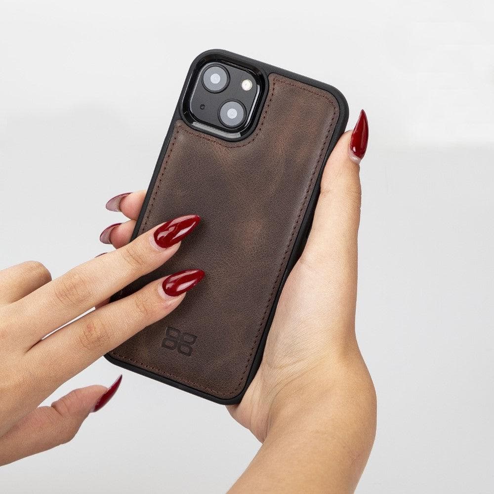 Flexible Leather Back Cover for iPhone 13 Series