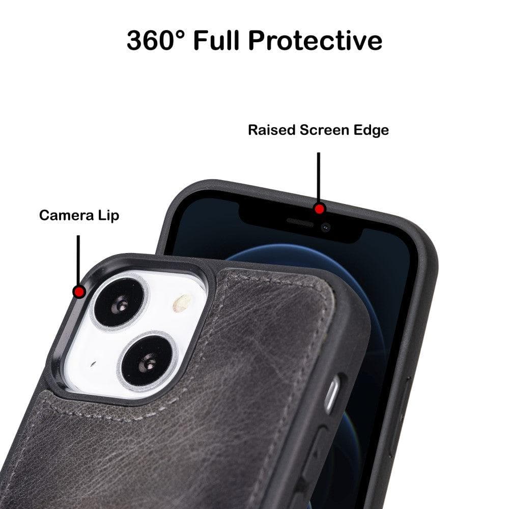 Flexible Leather Back Cover for iPhone 13 Series